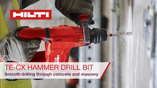 Hilti TECX 5 SDS Plus Hammer Drill Bit  Features and Benefits [upl. by Terrilyn584]