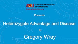 Heterozygote Advantage and Disease  Gregory Wray [upl. by Wobniar]