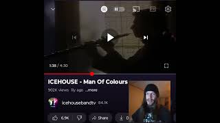 ICEHOUSE MAN OF COLOURS A MIND FULL OF COLOUR 💜🖤INDEPENDENT ARTIST REACTS [upl. by Gleason]