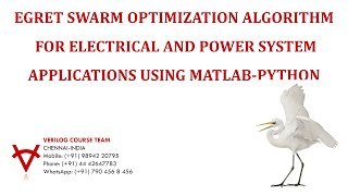 EGRET SWARM OPTIMIZATION ALGORITHM FOR ELECTRICAL AND POWER SYSTEM APPLICATIONS USING MATLABPYTHON [upl. by Sosthena647]