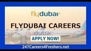 How to Apply for Flydubai Careers in Dubai 2024 Current Job Openings [upl. by Jolene]