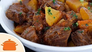 Como Fazer Carne de Panela com Batata  Receita Prática [upl. by Zoarah]