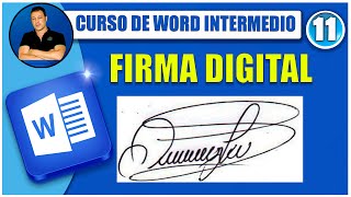 🔵 Como hacer una firma digital en WORD y PDF  CURSO DE WORD INTERMEDIO [upl. by Geithner]