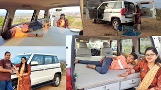 Bolero Neo Camper Van detailed video  Best removable Camping box setup for Car Camping [upl. by Latouche]