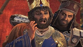 Assassins Vs Xerxes Cutscene  Assassins Creed Odyssey Legacy of The First Blade DLC [upl. by Ahcim]