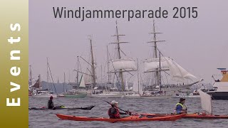 Impressionen der Windjammerparade zur Kieler Woche 2015 [upl. by Lorilee]