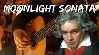 Beethoven no Violão SONATA AO LUAR por Fabio Lima Moonlight Sonata [upl. by Adnyleb]