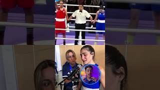 Angela Carini vs Imane Khalif boxing controversy 🥊😱🤯shorts boxing olympics facts trending [upl. by Silva]