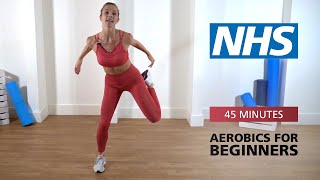 Aerobics for beginners  45 minutes  NHS [upl. by Soren]