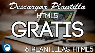 PLANTILLAS HTML5 GRATIS para Descargar y editar [upl. by Gunzburg]