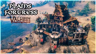 Valheim Building the ULTIMATE EndGame Base  Plains Fortress [upl. by Anirrehs280]