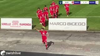 Montecchio Maggiore  Dolomiti Bellunesi 12  Gol e Highlights [upl. by Jud905]