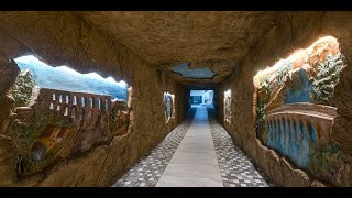 Private Beach at Asia Resort Alanya Turkey  Sunbathing Bed Parasol Piers food amp drinks at beach [upl. by Eynahpets504]