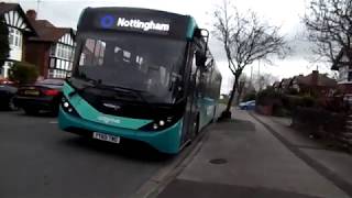 TrentBarton The Cotgrave ADL Enviro 200 MMC 142  YY69 TMO [upl. by Meehsar]