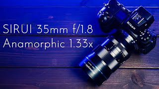 驚きの性能！使い勝手抜群のSIRUI 35mm F18 Anamorphic 133X レビュー！ NIKON Z シリーズなどにも使えるアダプターリングもご紹介します！ [upl. by Shanly85]