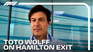 Toto Wolff On Lewis Hamiltons Mercedes Exit [upl. by Assirem837]