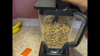 make your own Peanut Butter with the Ninja 1200 blender  so easy a 3yrold can do it [upl. by Tavi]