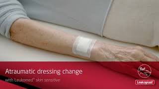 Leukomed Skin Sensitive Dressing Change [upl. by Suillenroc]