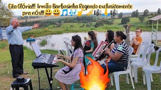 Dia 26 tivemos o prazer de ter a regência exclusiva de irmão Barbosinha de Ubiratã 🎶🎵🙏🎼🎺🎷😍 [upl. by Ettereve]