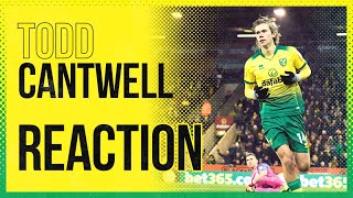 Norwich City 11 Crystal Palace  Todd Cantwell Reaction [upl. by Schwitzer]