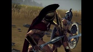 What ifLeonidas vs Themistocles Duel REMASTERED MACHINIMA [upl. by Esaele330]