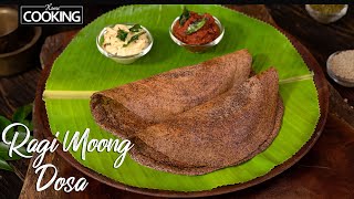 Ragi Dosa Recipe  Healthy Breakfast Recipes  Weight Loss Dosa Recipe HomeCookingShow [upl. by Nodnarb]