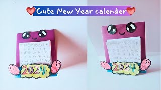 DIY Paper Calendar  Easy Crafts for a Year of Cuteness paper to do list trendingcrafts [upl. by Kristoforo]