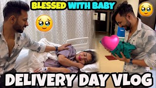 BLESSED WITH BABY  DELIVERY DAY VLOG  VJ PAWAN SINGH [upl. by Enelrad]