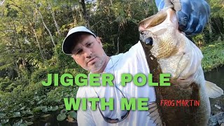 How We JIGGER FISH You Should Try It Its Crazy Florida Swampy Backwater [upl. by Aneerhs]