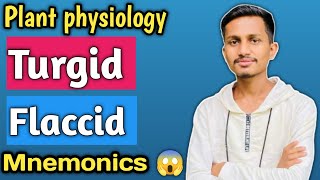 Plant Physiology Turgid Flaccid Mnemonics 😱  1 Mnemonic 6Marks Confirmed ✅  Ram Mandal [upl. by Burrows639]