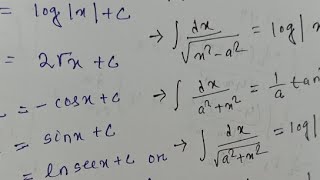 integrals formula and integration formula CBSE class 12th mathematics chse class 12th mathematics [upl. by Are]