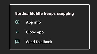 How To Fix Nordea Mobile App Keeps Stopping problem in Android Phone [upl. by Struve]