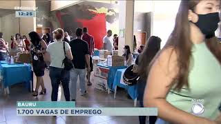 Mutirão oferece mais de 1700 vagas de emprego em Bauru [upl. by Astrid35]