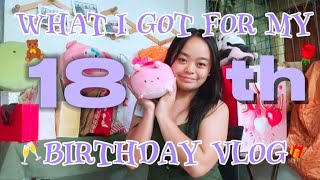 What I got for my 18th Birthday Vlog🥂🎁 [upl. by Enrev]