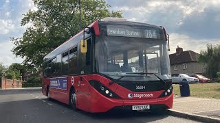 FRV Stagecoach Route 284 Grove Park Cemetery  Lewisham Station Enviro200 MMC 36684 YY67 UUE [upl. by Cary]