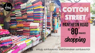 Cotton Street  Pantheon Road Cotton market  Cotton Rayon Kalamkari and more  Vibhas Fashion [upl. by Hochman]