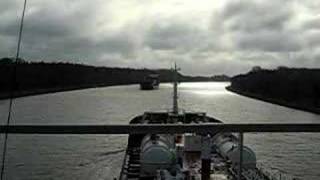 navigating in kiel canal [upl. by Akemyt]