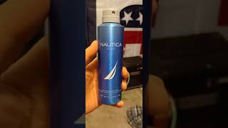 Nautica Blue Deodorizing Body Spray from Nautica and I ordered it from Amazon nautica amazon [upl. by Odnumyer657]