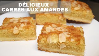 Carrés aux amandes un gâteau facile et rapide [upl. by Zoarah]