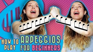 How to Play Arpeggios for Beginners Piano Technique 2 Octaves [upl. by Hserus]