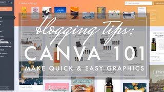 Canva for Bloggers 101  How to Create Professional Blog Graphics Quickly amp Easily [upl. by Miguelita]