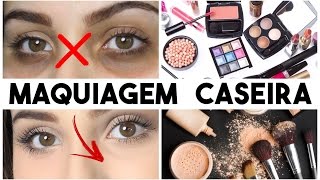 ADEUS OLHEIRAS  kit caseiro de maquiagem  Gabriela Capone [upl. by Emmer530]