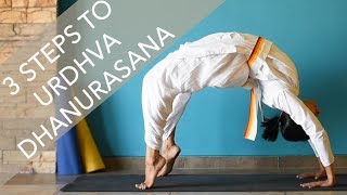 3 Steps to Urdhva Dhanurasana Wheel Pose  SRMD Yoga [upl. by Alpert657]