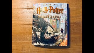 Harry Potter and the Goblet of Fire Jim Kay Illustrated Edition Full Flip Through [upl. by Aisital]