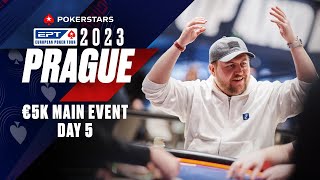 EPT Prague 2023 €5K Main Event  Day 5 Livestream ♠️ PokerStars [upl. by Jehius]