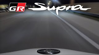 Toyota GR Supra Pure Exhaust Sounds ASMR 4K  HKS Exhaust on a A90 GR Supra [upl. by Ydur]