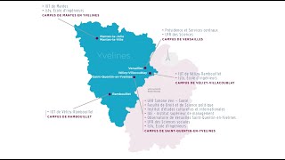 L’UVSQ les 5 campus de l’Université ParisSaclay dans les Yvelines [upl. by Ozkum]