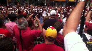 USC Band Plays Tusk  Times Square [upl. by Pammy5]