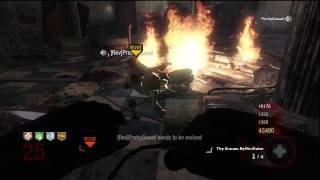 CoD Black Ops  Random Kino der Toten GameplayRound 2695 Revives33 [upl. by Akayas]