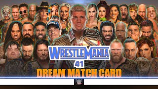 WWE WrestleMania 41  Dream Card v4 [upl. by Porter]